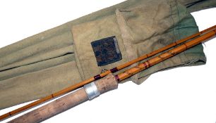 ROD: Hardy The Perfection Roach Mk2 11' 2 piece Palakona rod, burgundy space whipped high bells