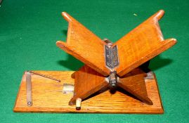 LINE DRIER: Scarce Hardy The 1911 Model line drier, oak wood windmill style table top line drier,