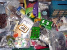 FLY TYING MATERIALS: Large collection of modern fly tying materials incl. Metz capes, Orvis, Fish