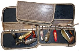 LURES: (Qty) Collection of assorted European metal spinners and spoons, incl. Paravan, Abu, Orno and