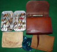 WALLET: Hardy's The All in One Wallet, c/w Rex nickel silver scales to underside of flap, a Hardy