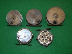 REELS: (5) Wilkes Osprey all brass trout fly reel, 2.75