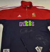 2001 British Lions Captain Martin Johnson Official British Lions Rugby Tour player issue track