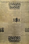 1922 FA Cup Final Huddersfield Town v Preston North End 'The Athletic News' newspaper page dated