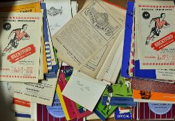 Crystal Palace 1953/54 to 1969/70 home and away football programmes to include League, Cup and