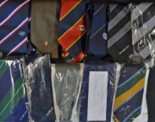 Collection of Official Football Association presentation neck ties for tour matches abroad to