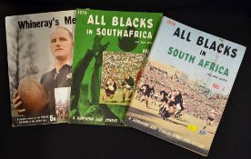 Collection New Zealand All Blacks Rugby tour reports to incl 1963/64 