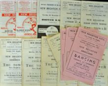1957 Onwards New Brighton home football programme selection to include 1957/1958 Droylsden,