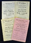 1950s New Brighton home football programmes v Wigan Athletic 1956/1957 (Liverpool Senior Cup),