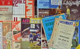 Football programme selection to include 1945/46 Southampton v Charlton (poor), 1946/47 Chelsea v