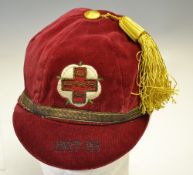 1957/58 Yorkshire County Rugby League Players Cap - presented to Derek 