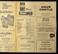1962 British Lions vs South Africa Junior Springboks rugby programme - played at Loftus Versfeld