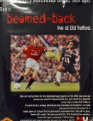 Large Poster for the 2000/2001 season Middlesbrough v Manchester Utd football match featuring an