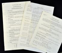 1962 Gt Britain Rugby League tour to Australia and New Zealand official R.F.L correspondence to