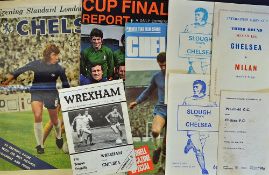 Collection of Chelsea related items to include Westfield v Chelsea (cricket match programme 21