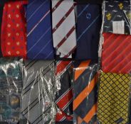 Collection of Official Football Association presentation neck ties to include Czech Republic FA,