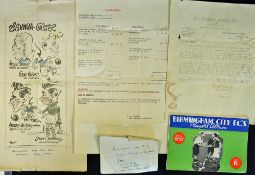 Letter from the Football Association regarding the 1948 tour of Europe and the requirement for