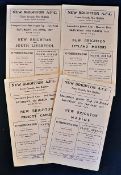 New Brighton in the Lancashire Junior Cup 1956/1957 home football programmes v Marine (19 Jan), v