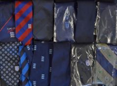Collection of Official Football Association presentation neck ties to include 1996 England