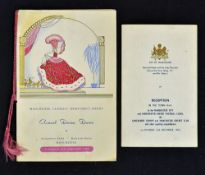 1959 Dinner Dance Menu dated 12 February at the Midland Hotel Manchester for the Manchester Catholic