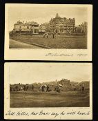 2x early St Andrews golfing postcards by James Patrick - to include 