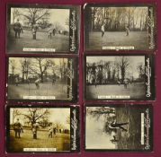 6x Ogden's Guinea Gold real photograph golf cards titled 