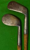 2x unusual irons to incl broad sole 