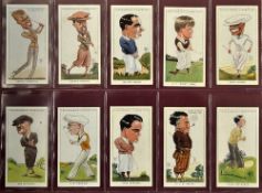 10x Golfers from W.A & W.C Churchman's 