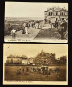 2x Fletcher & Son golfing postcards - one titled 
