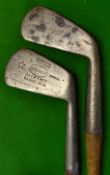 2x Scottish club makers smf irons to incl a C. Brand Carnoustie driving iron and an Anderson deep