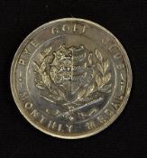 1898 Rye Golf Club silver medal - Monthly Medal engraved on the reverse HL Foster-5 March 1898 wt.