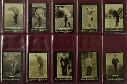 Full set of Ogden's Guinea Gold real photograph golf cards titled 