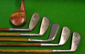 Good Set of Recorder Red Triangle clubs to incl a very large striped topped spoon and 4x stainless