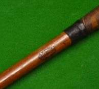 Tom Morris St Andrews dark stained beech wood longnose putter c.1885 - with heavy rear lead back