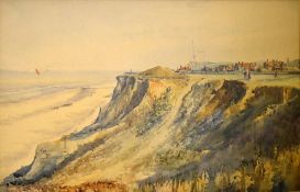 Batchelder, Stephen John (1849-1932) Sheringham Golf Course C.1891-95 - large watercolour signed
