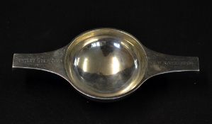 1904 Silver Quaich golf trophy - the handles engraved 