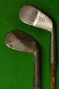 2x interesting irons to incl Fairlie's Patent Anti-shank diamond back niblick and an attractive R