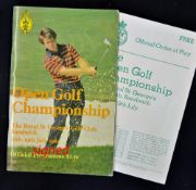 1981 Open Golf Championship official programme signed by the winner Bill Rogers - played at Royal St