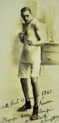 Boxing 1921 Ronald Rawson Signed Photograph Olympic Heavyweight Champion of the World inscribed '