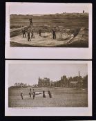 Early St Andrews golfing postcard by James Patrick titled 