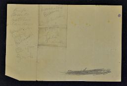 Scarce 1933 Bodyline Series Western Morning News Test Match Supplements 'Australia v M.C.C.' for
