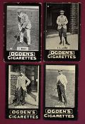 4x Ogden's Cigarette Cards real photograph golf cards to incl J. Morris (Old Tom), J.E Laidley,