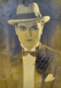 Boxing 1925 Jack Dempsey Signed Print in black and white World Heavyweight Boxer from 1919 to