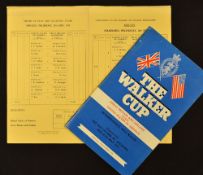 1971 Walker Cup official signed golf programme - played at St Andrews and signed by future U.S Major