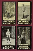 4x Ogden's Cigarette Cards real photograph golf cards to incl 1x Ogden's Tabs H Vardon plus