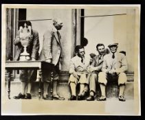 Rare 1930 British Amateur Golf Championship St Andrews press photograph of Bobby Jones (Winner)