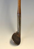 Early Track Iron c.1850 with a near circular head with a flattened 5