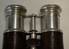 1900 Hamilton Golf Club presentation binoculars and case - engraved 