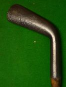 Bussey Patent steel socket round backed driving cleek showing a stamp to the shaft below the