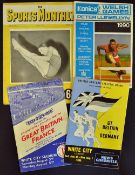 1955 Great Britain v Germany British Amateur Athletic Board programme plus a 1957 Great Britain v